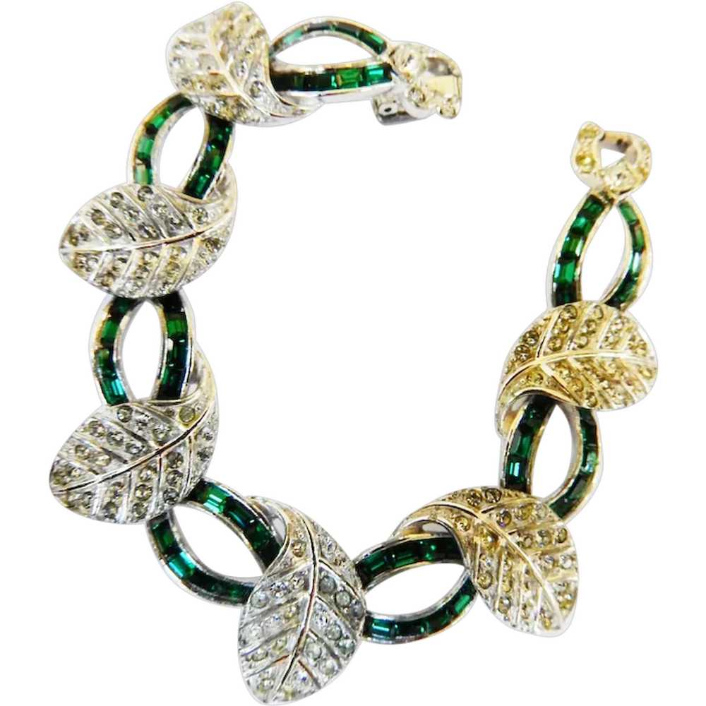 Stunning Pennino Bracelet and Earrings 50s - image 1