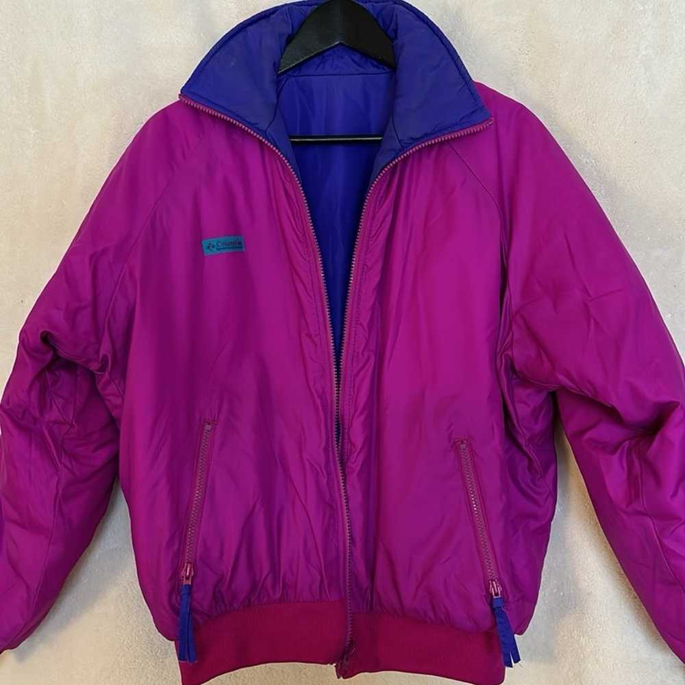 Columbia Reversible Pink Purple Jacket - image 3