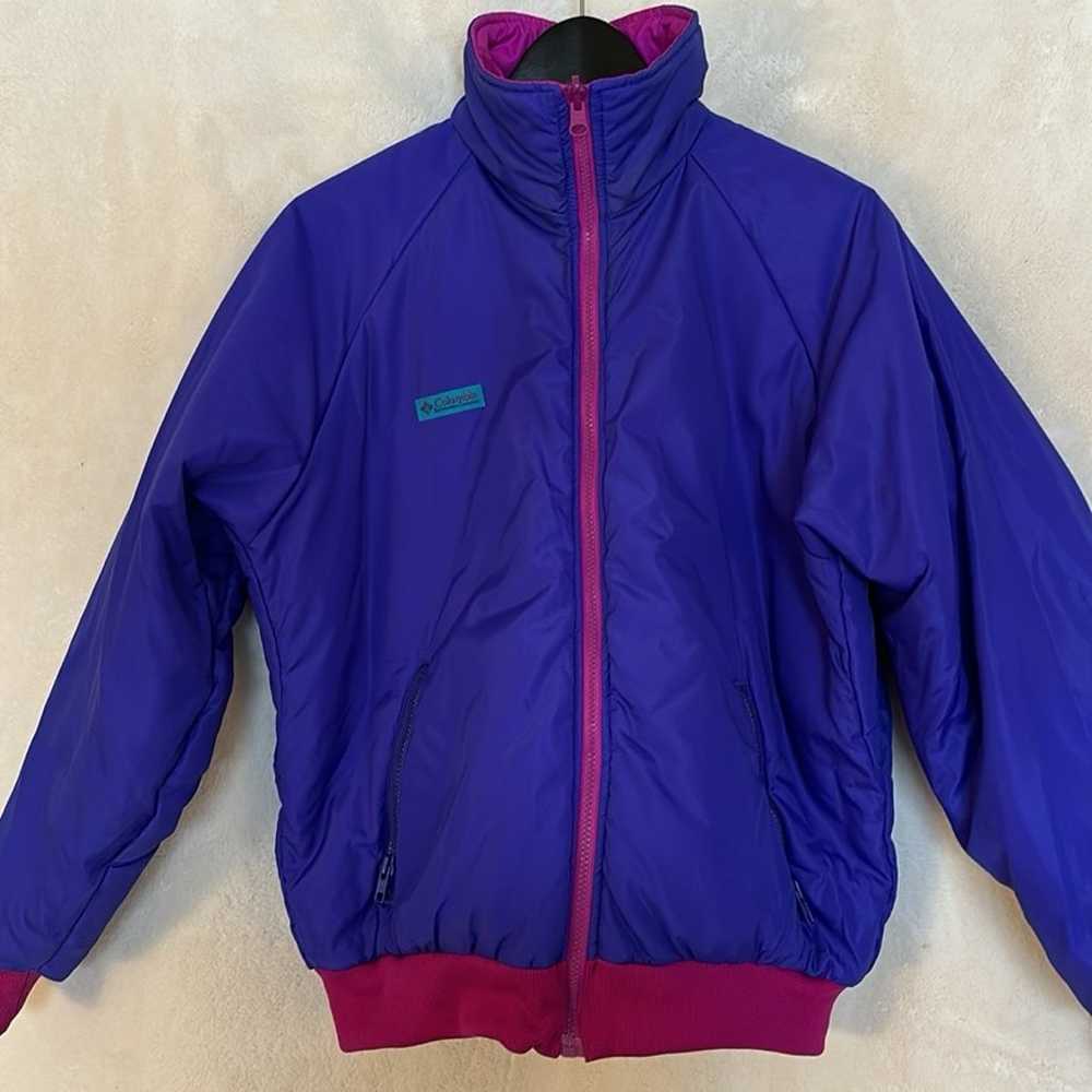 Columbia Reversible Pink Purple Jacket - image 6