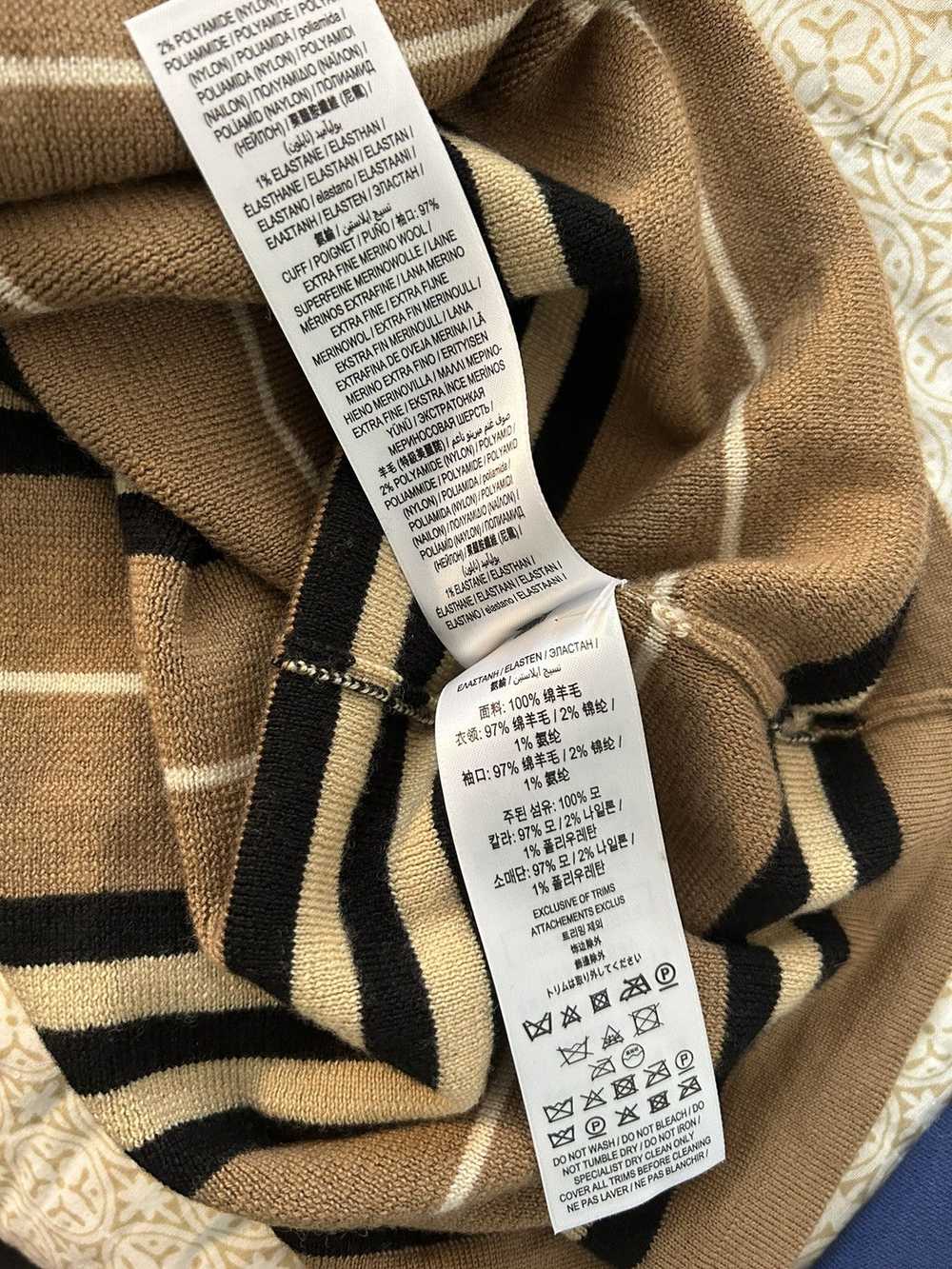 Burberry Burberry Marino wool polo sweater - image 7