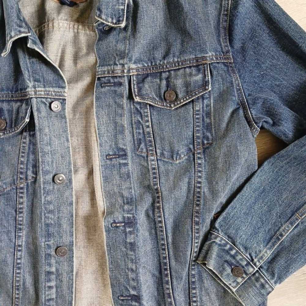 Vintage (2002) GAP 1969 Jacket Denim Distressed L… - image 10