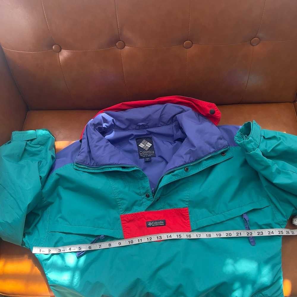 VTG 80's Columbia Lightweight Colorblock Windbrea… - image 5