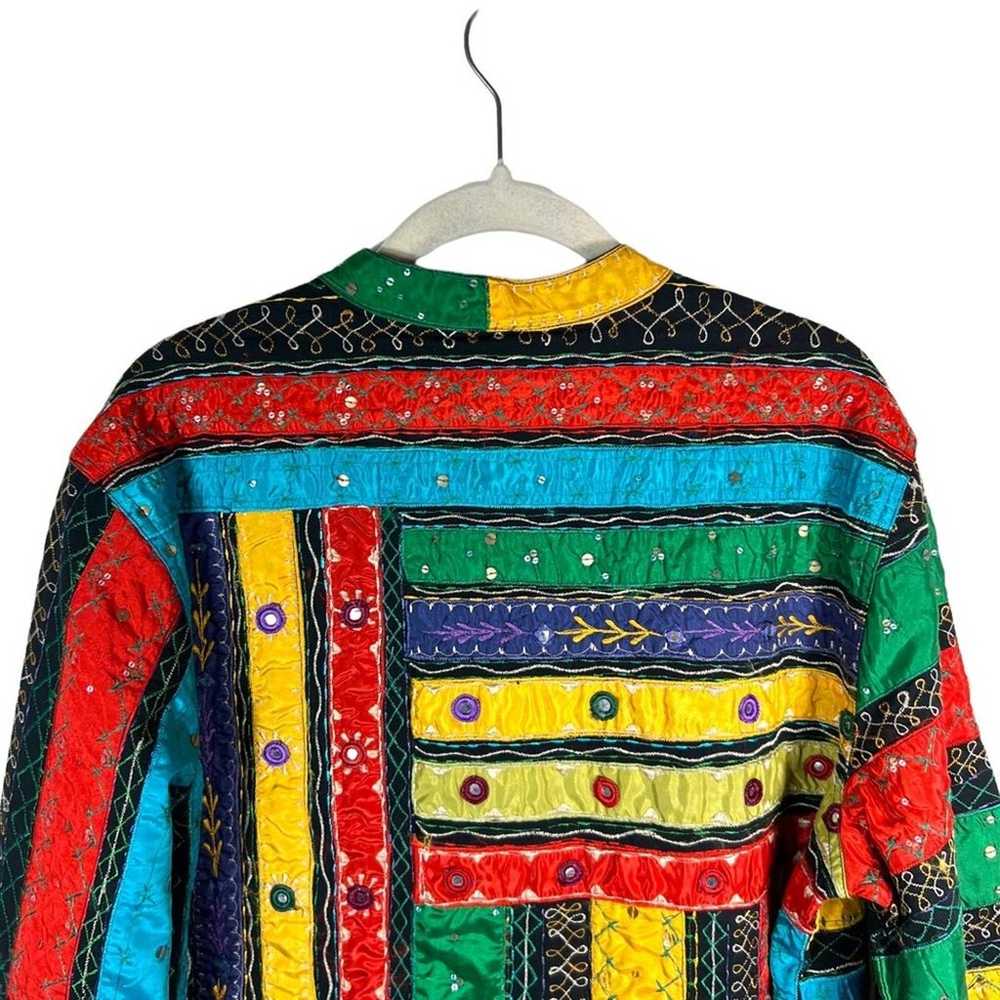 Vintage Chico’s Multi Colored Embellished Jacket - image 3