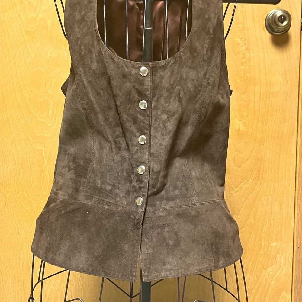 Suede Leather Vest - image 1