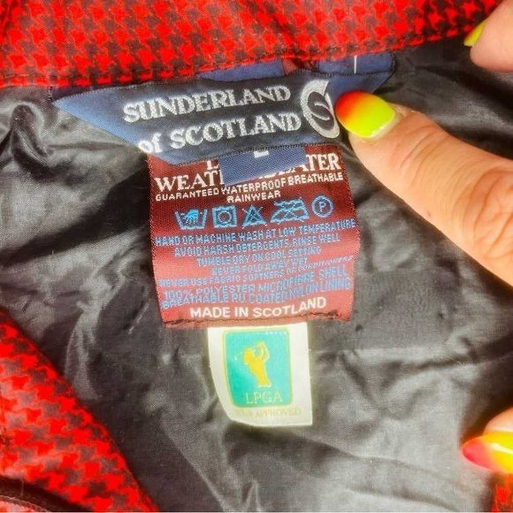 Sunderland of Scotland Vintage Cynet houndstooth … - image 5