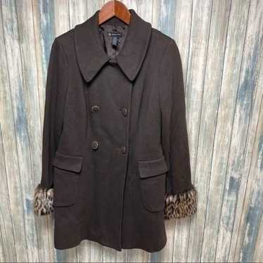 Vintage INC Animal Print Coat sz L Animal Print - image 1