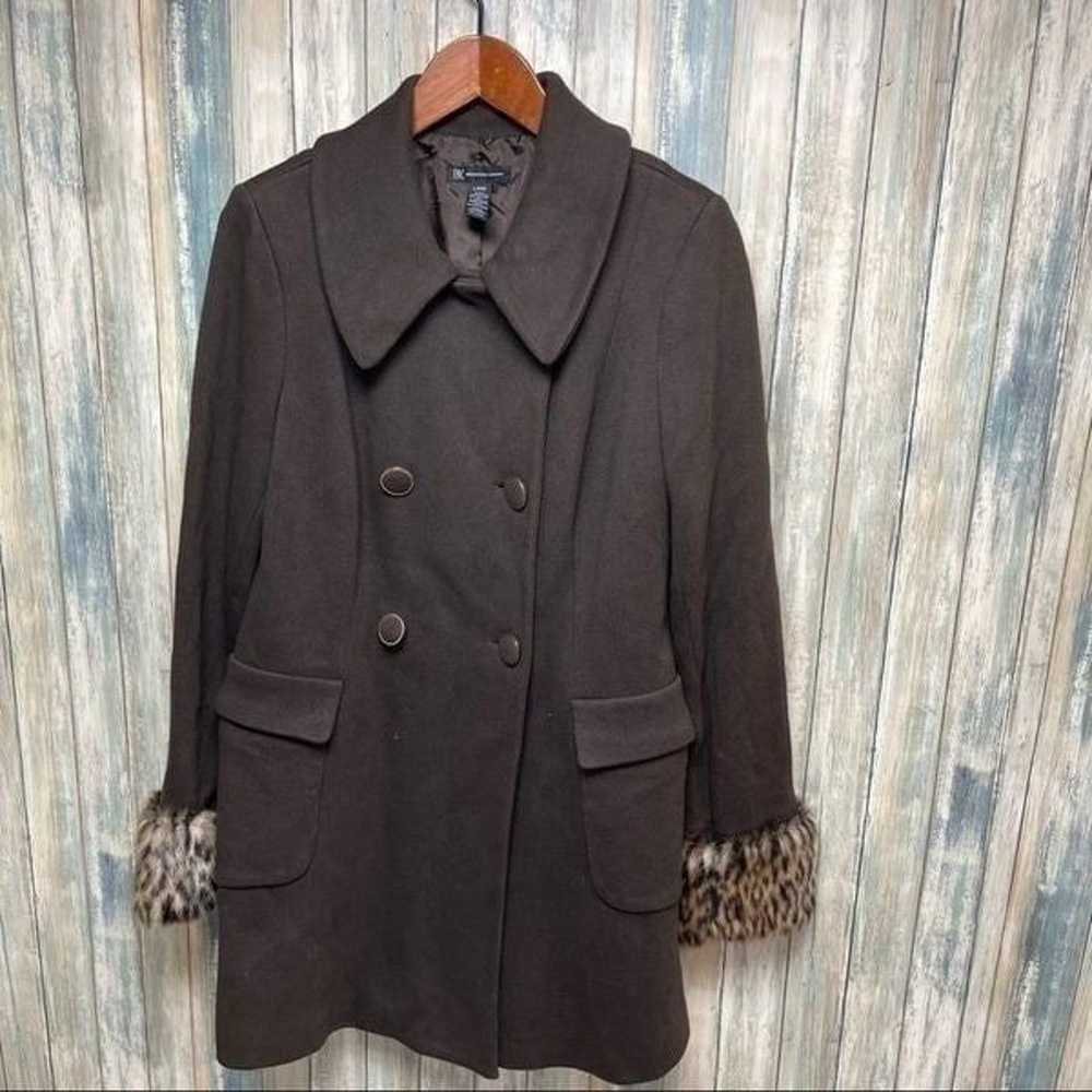 Vintage INC Animal Print Coat sz L Animal Print - image 2