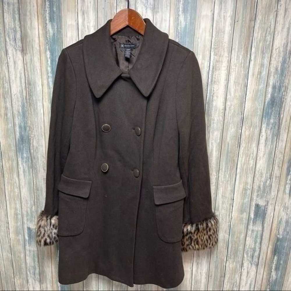 Vintage INC Animal Print Coat sz L Animal Print - image 3