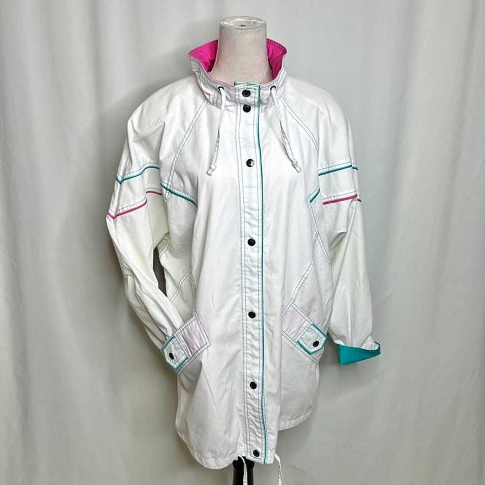 New York Girl Vintage 80s Oversized Windbreaker J… - image 2