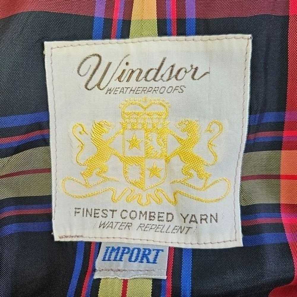 Vintage Windsor Timeless Water Repellent Tan Plai… - image 5