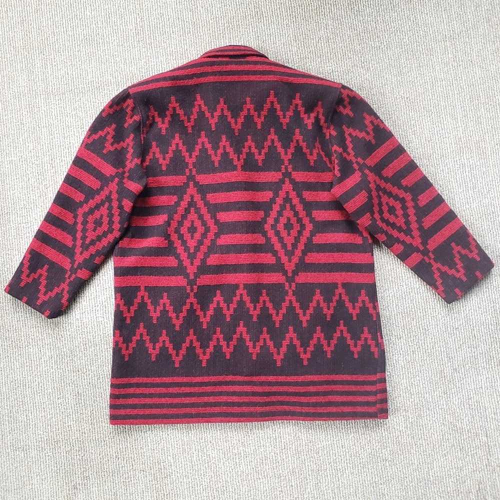 VINTAGE Woolrich Wool Aztec Navajo Coat Women's L… - image 3