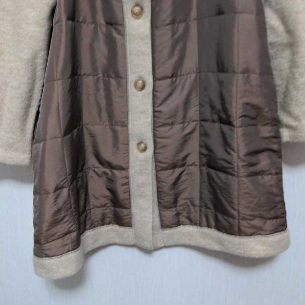 b3691【Mizell】Women's Jacket Coat Quilting Brown L - image 5