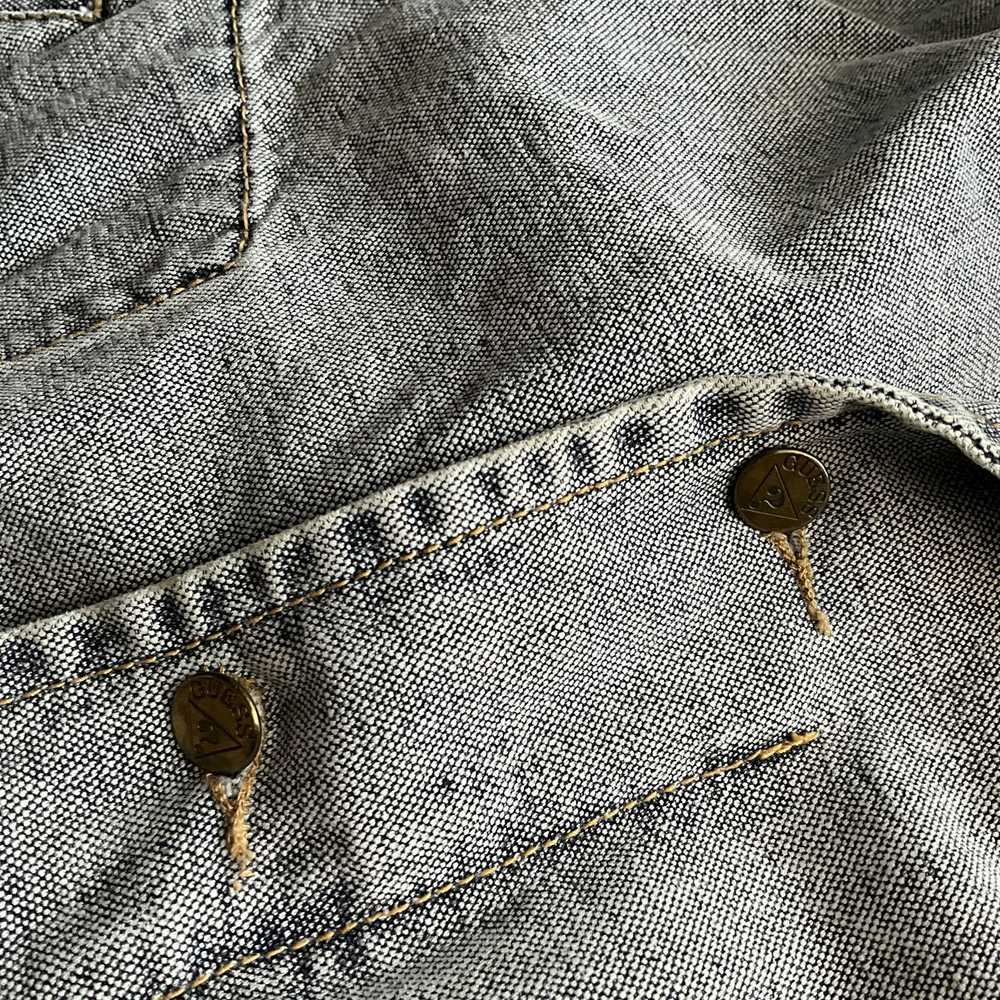 Guess Vintage 80s Guess Marciano Denim Motorcycle… - image 3