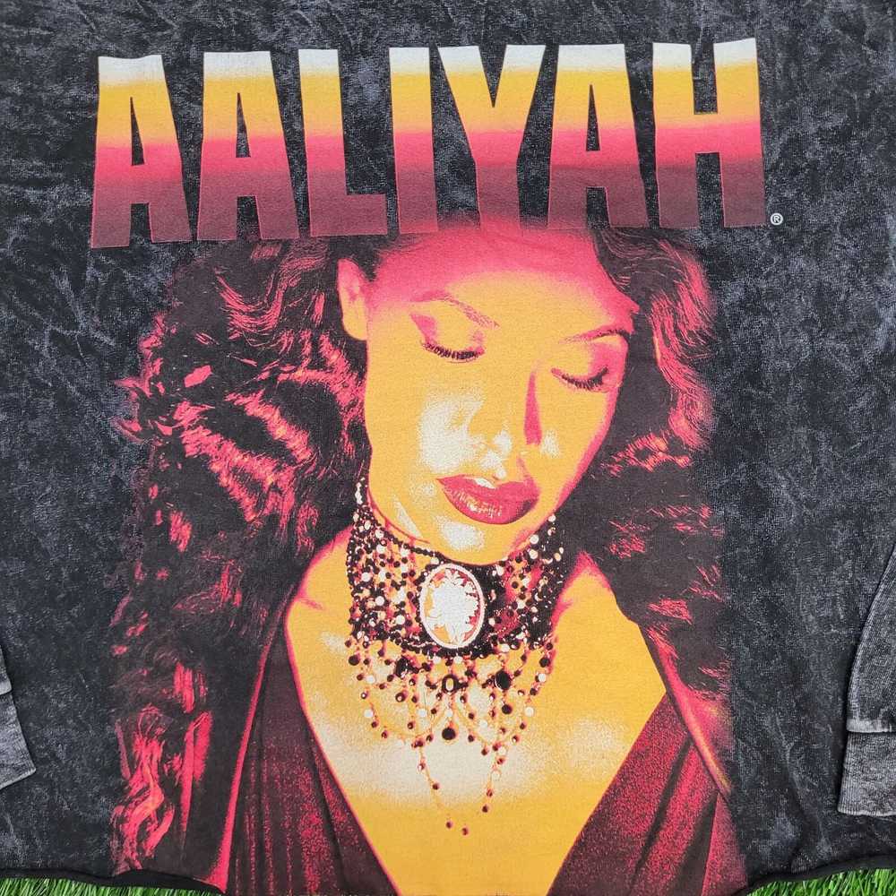 Other Aaliyah Crop-Top Shirt Womens XL 23x20 Mine… - image 10