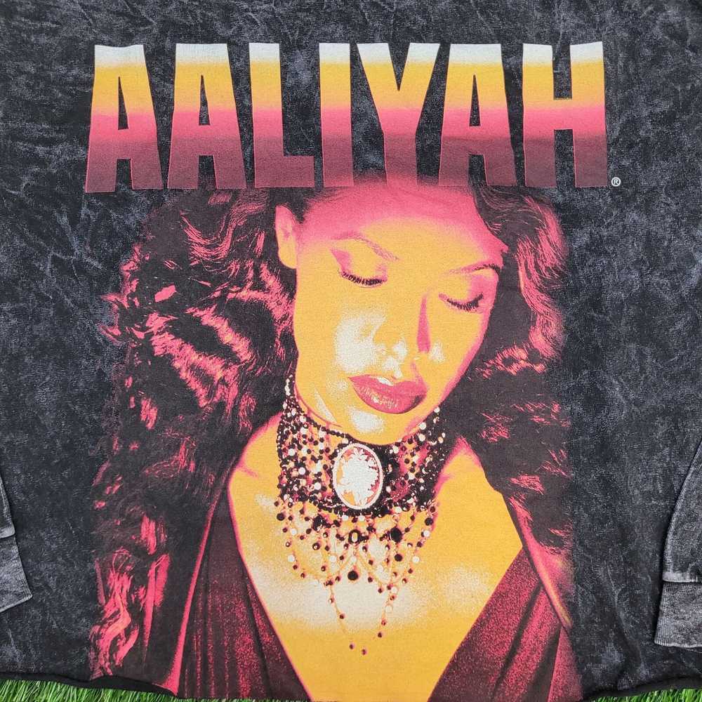 Other Aaliyah Crop-Top Shirt Womens XL 23x20 Mine… - image 11