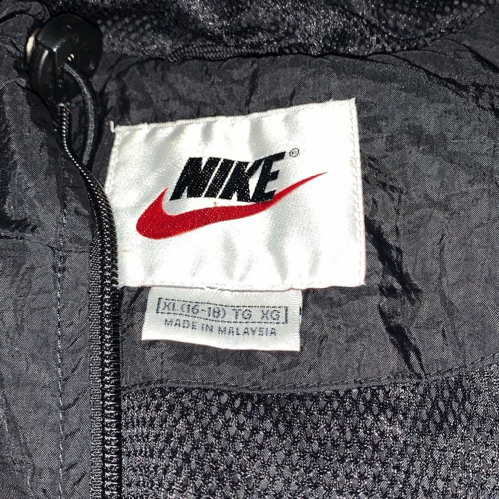 Vintage Nike Windbreaker Orange Swoosh 1990’s - image 2