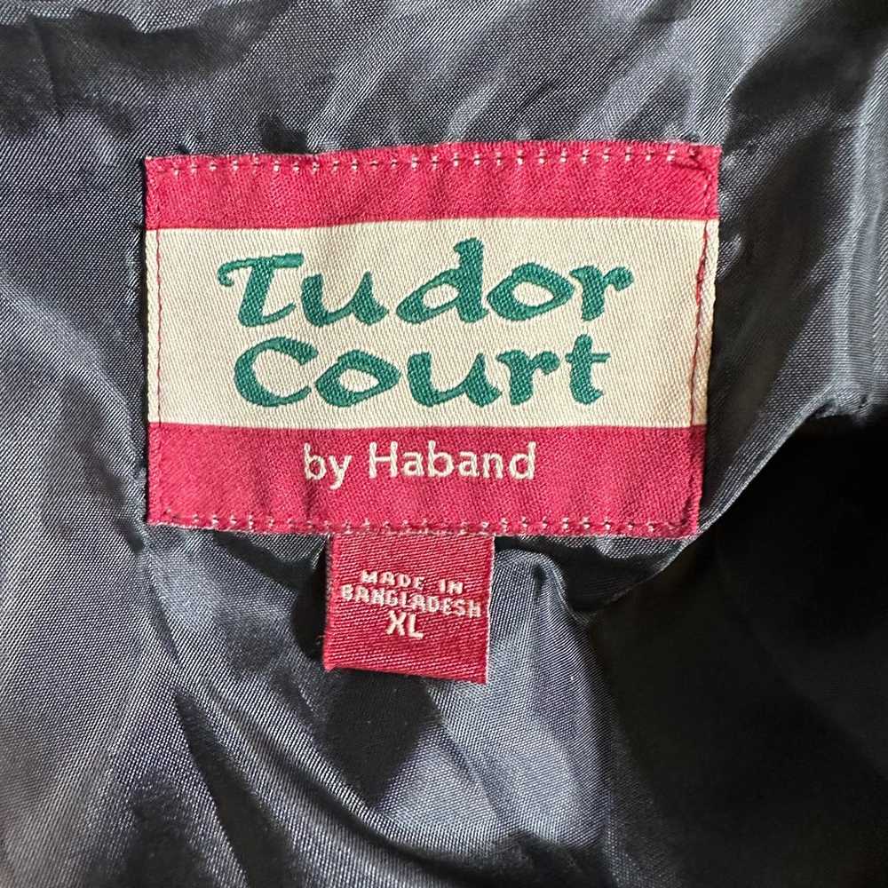 Vintage Tudor Court by Haband XL black utility ja… - image 6