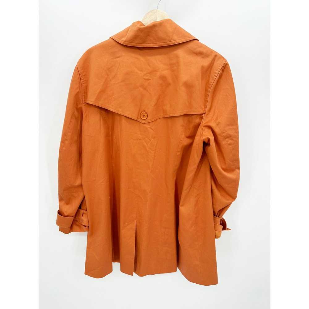 Spiegel Women's Orange Peacoat Jacket Hoodless Co… - image 2