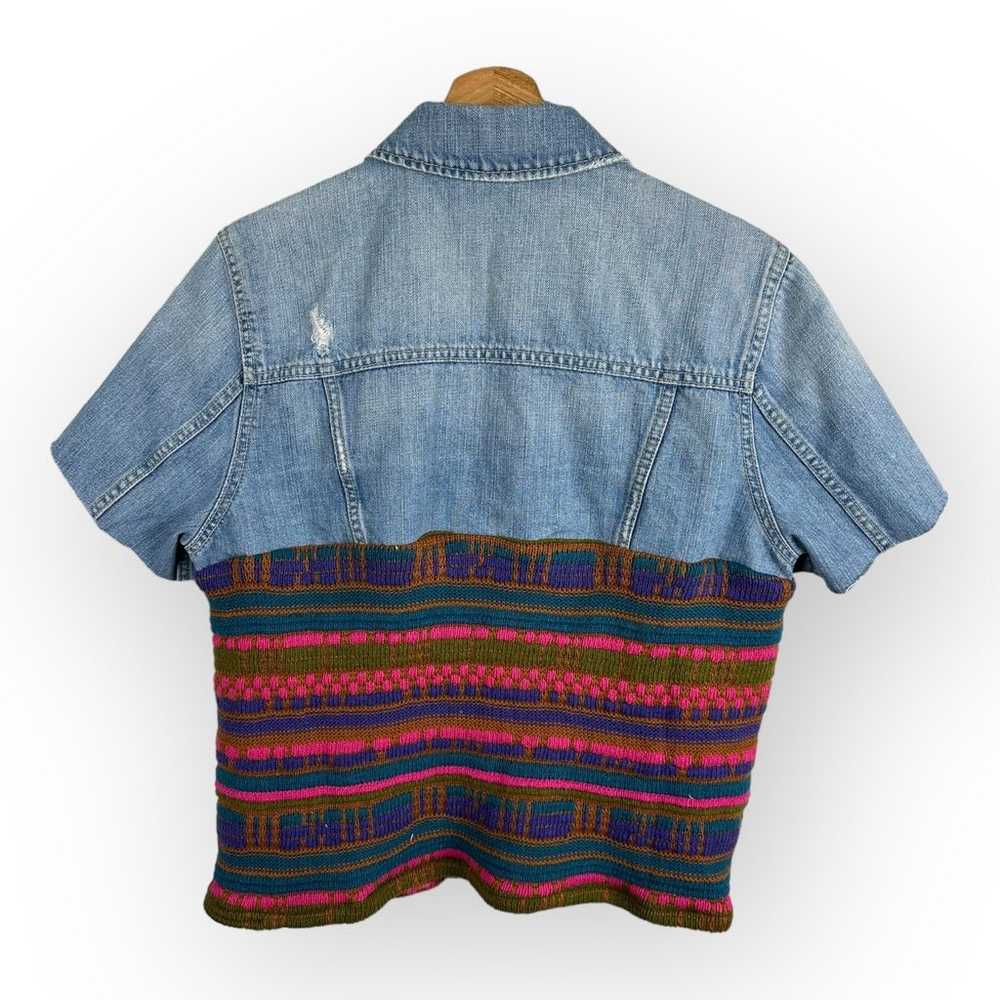 Vintage Womens size XL Handmade Reworked Denim Je… - image 2