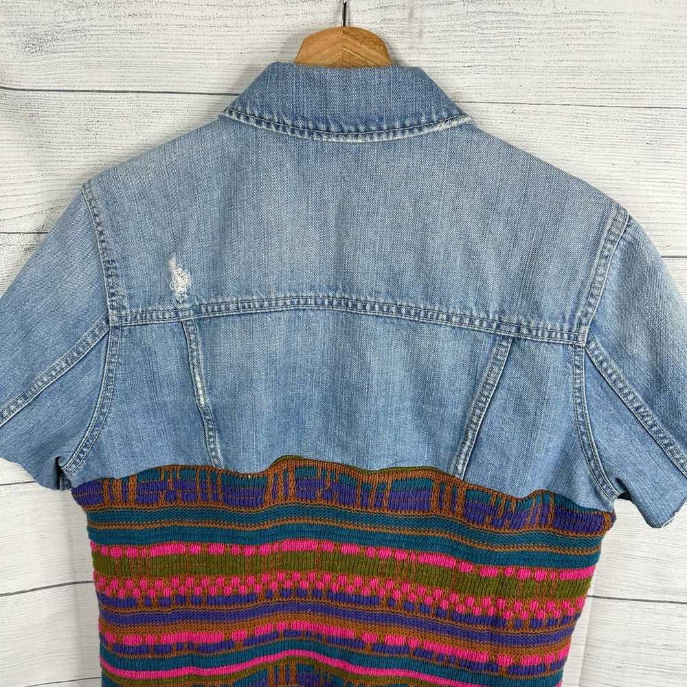 Vintage Womens size XL Handmade Reworked Denim Je… - image 5