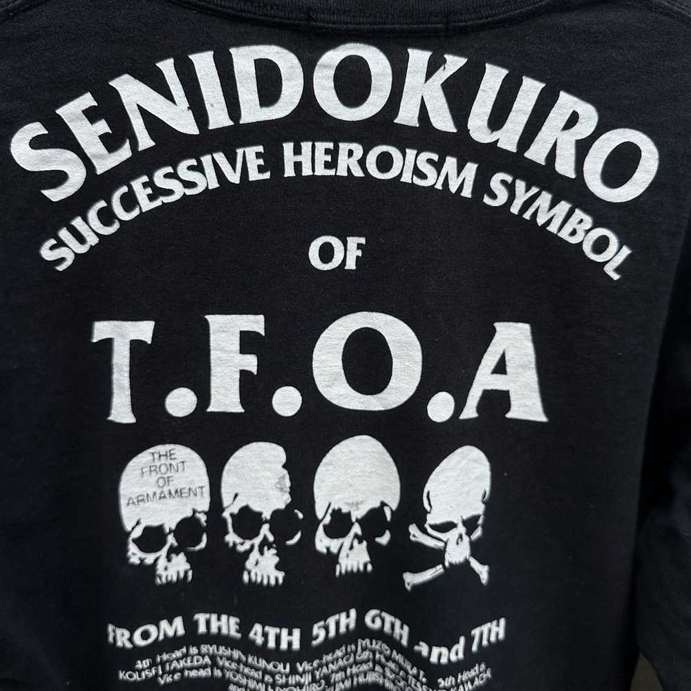 Japanese Brand Vintage t.f.o.a like chrome hearts… - image 3