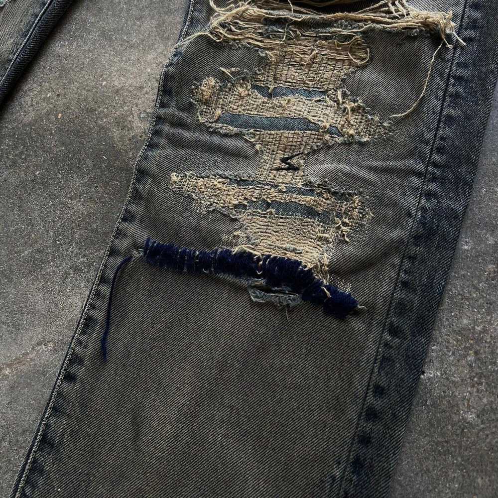 Undercover Undercover FW09 68 Navy Yarn Denim - image 3