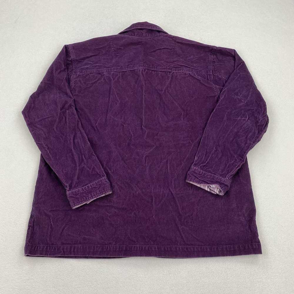 Vintage Fashion Bug Jacket Size XL Purple Corduro… - image 12