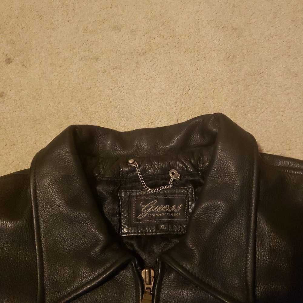 GUESS genuine leather jacket - image 2