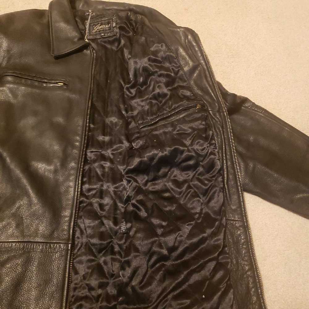 GUESS genuine leather jacket - image 3