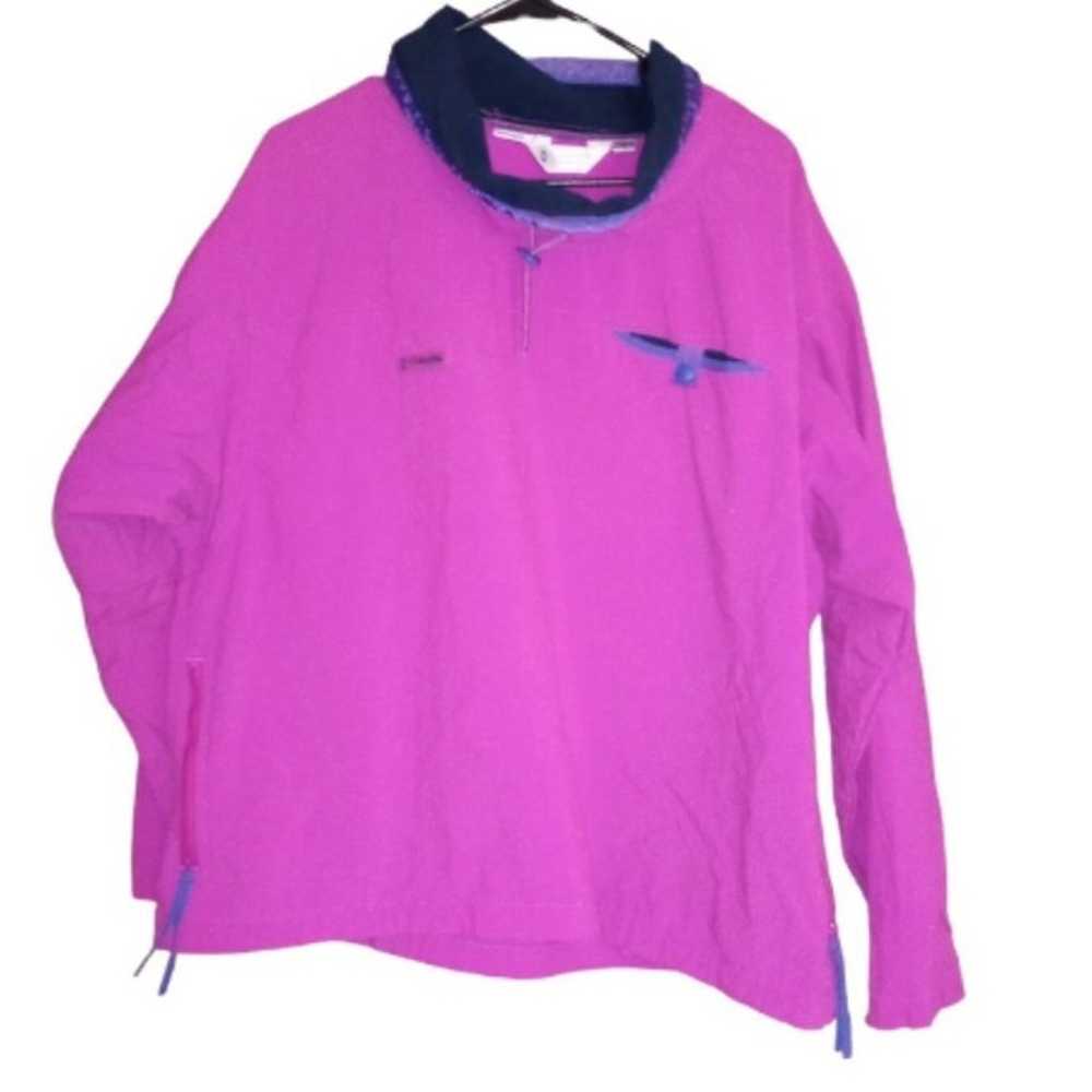 Columbia Womans Pullover Vintage Windbreaker Size… - image 1