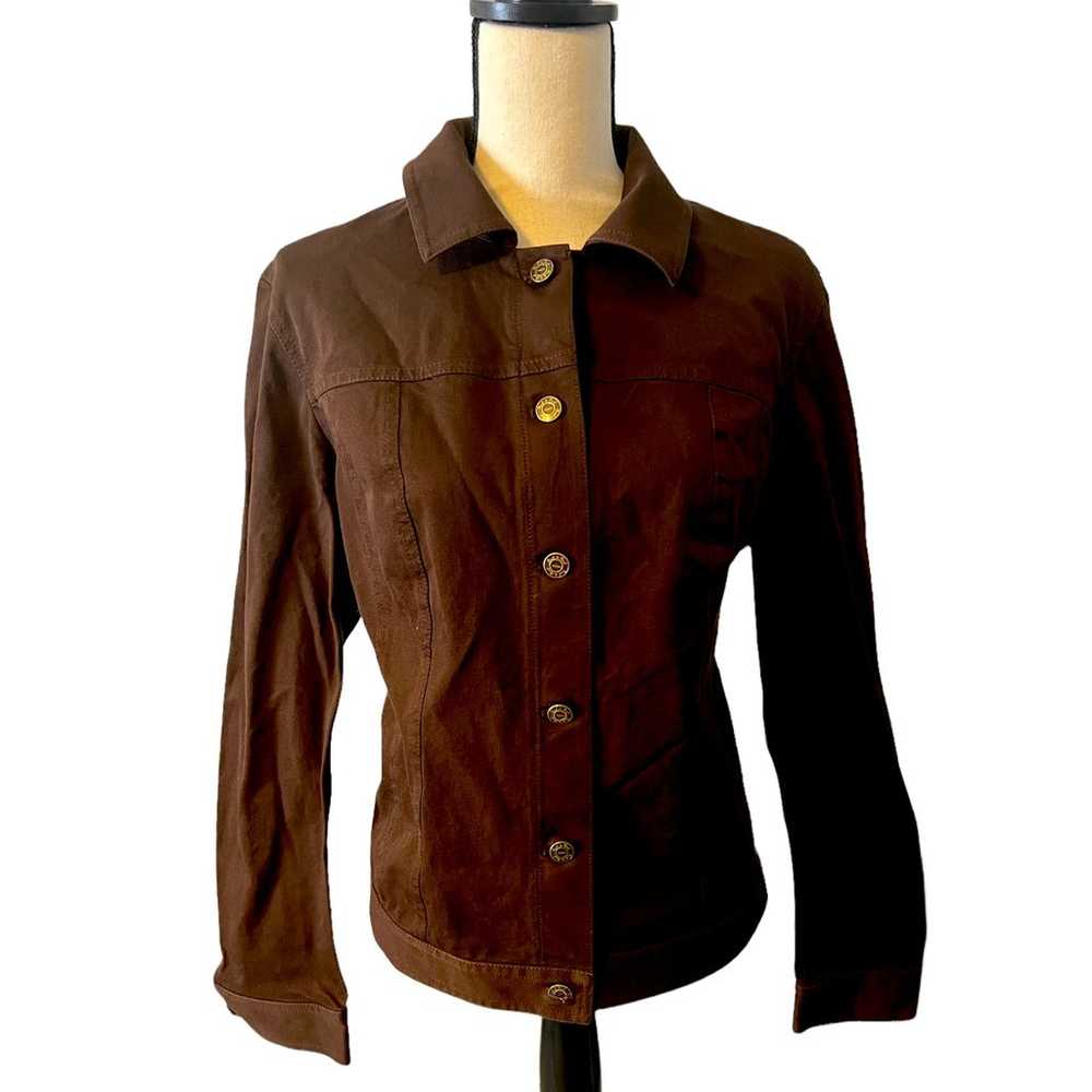 Peck & Peck Weekend Women's Brown Lightweight Bla… - image 1