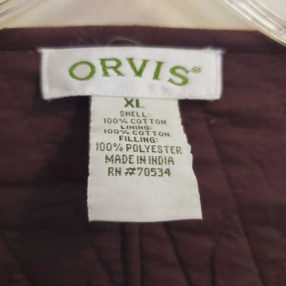 Vintage Orvis Womens size XL Medallion Quilted Re… - image 3