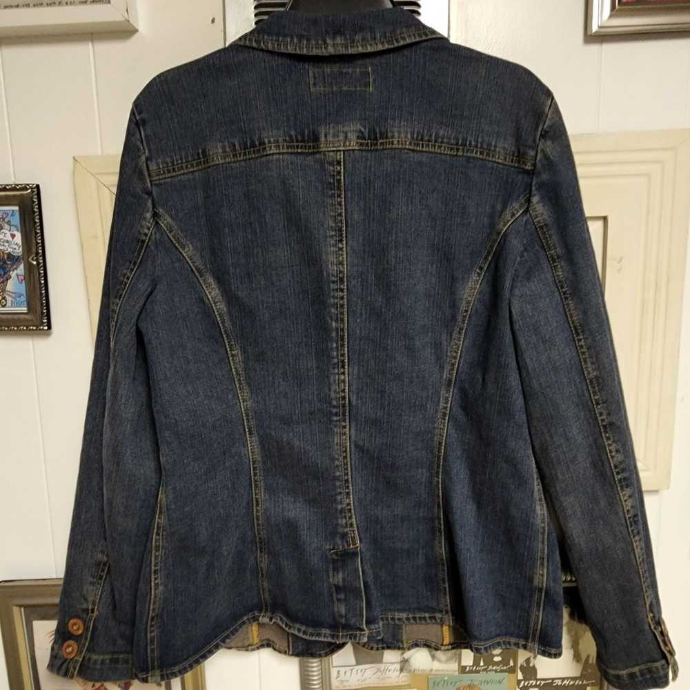 Vintage Levi Strauss denim jacket XL - image 2