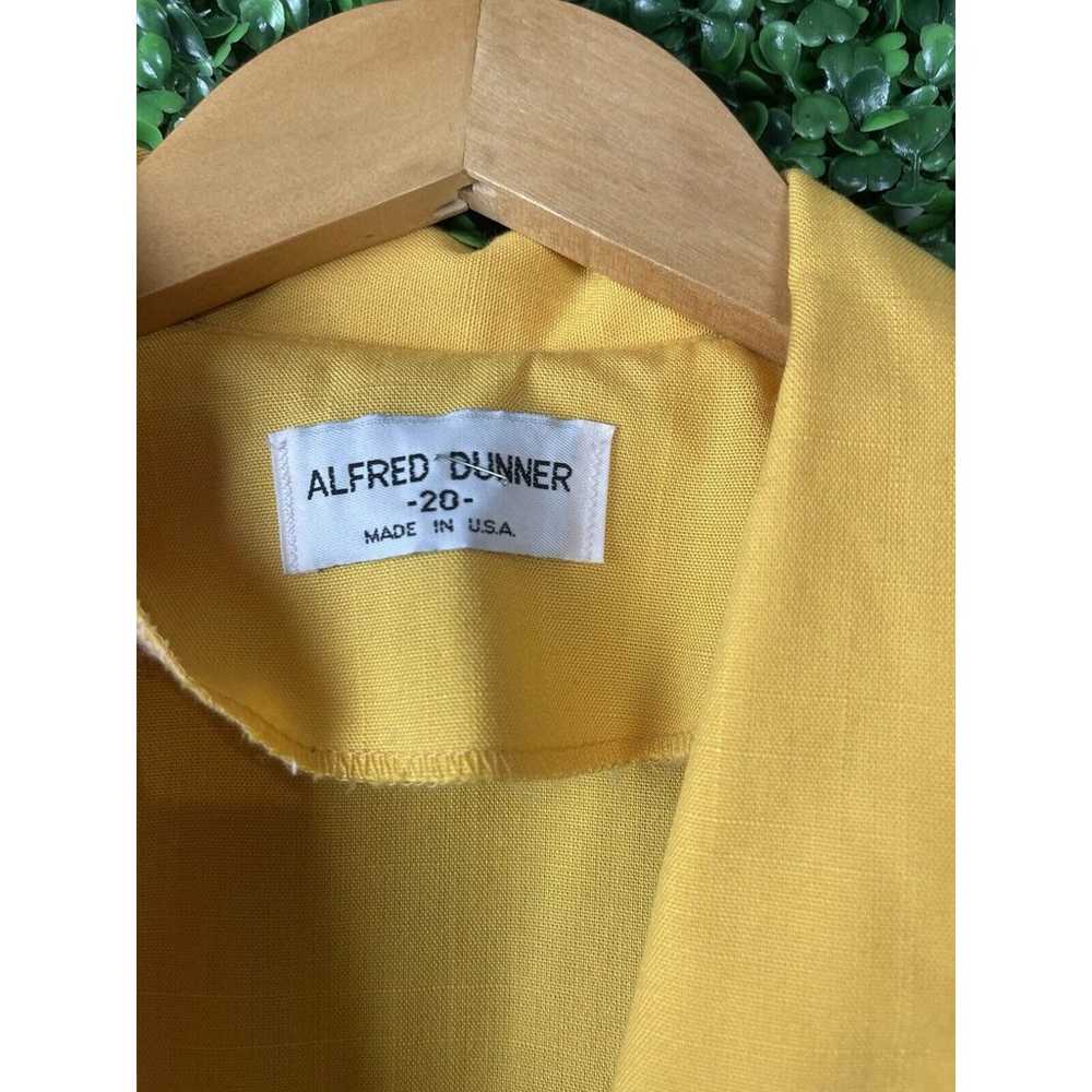 Alfred Dunner Blazer Jacket Yellow Women Size 20 … - image 10