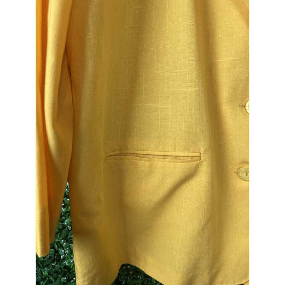 Alfred Dunner Blazer Jacket Yellow Women Size 20 … - image 11