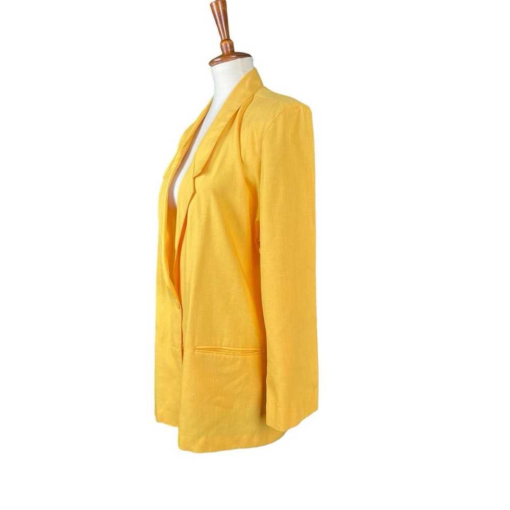 Alfred Dunner Blazer Jacket Yellow Women Size 20 … - image 3