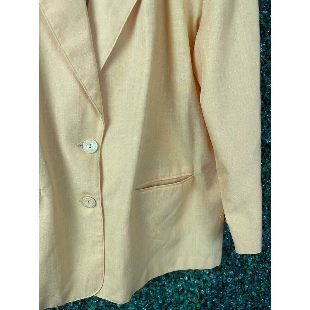 Alfred Dunner Blazer Jacket Yellow Women Size 20 … - image 9