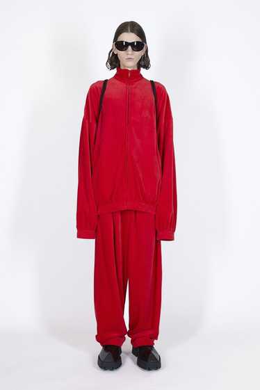 Balenciaga Balenciaga red velvet homewear ss21 - image 1