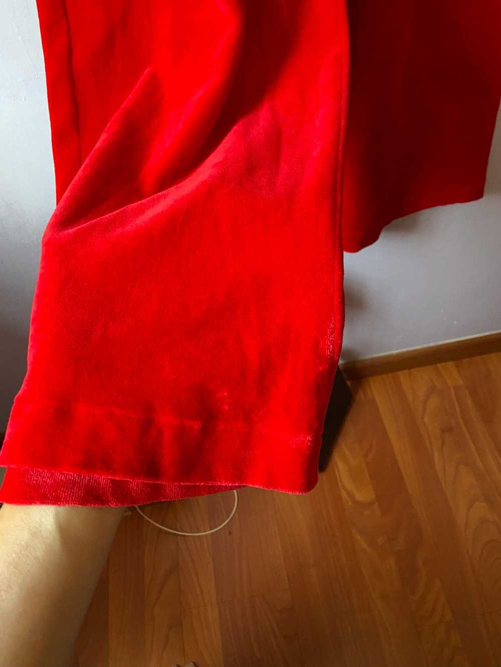 Balenciaga Balenciaga red velvet homewear ss21 - image 5