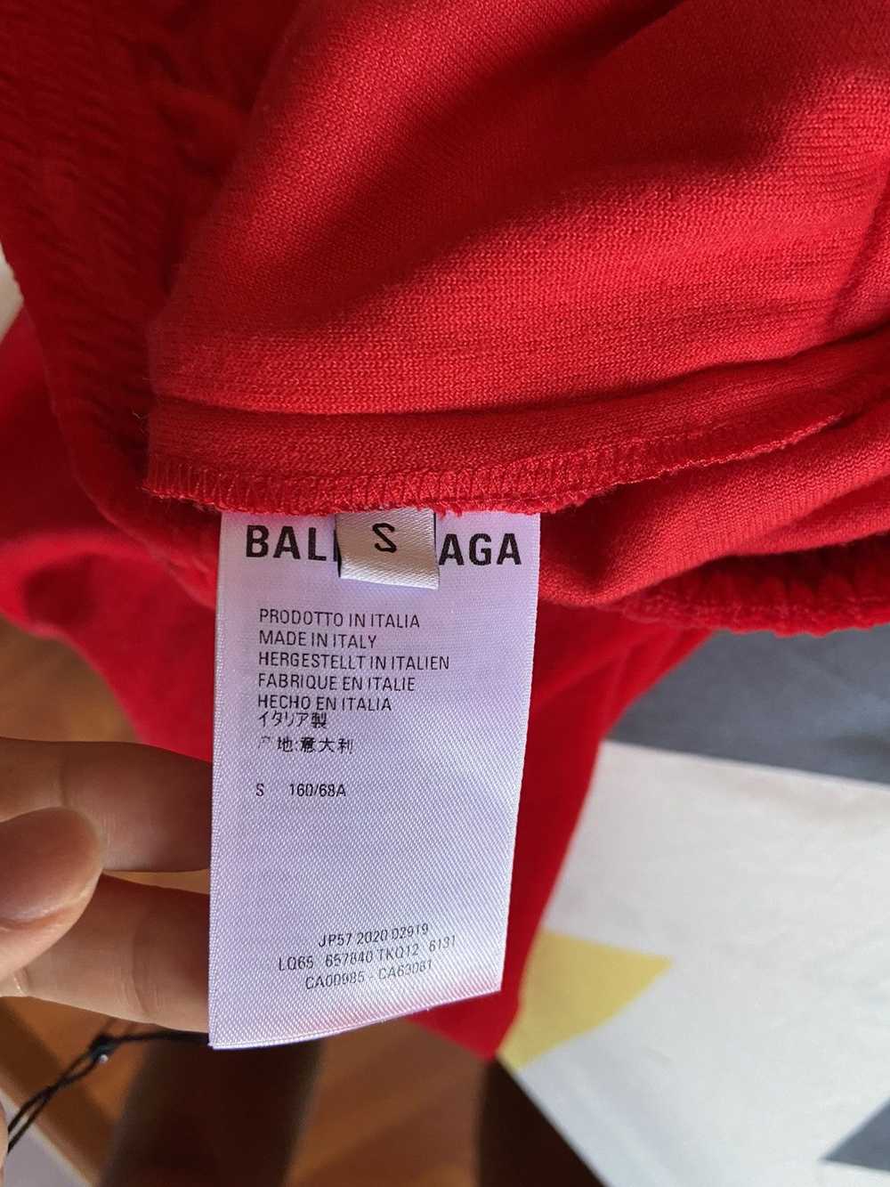 Balenciaga Balenciaga red velvet homewear ss21 - image 7