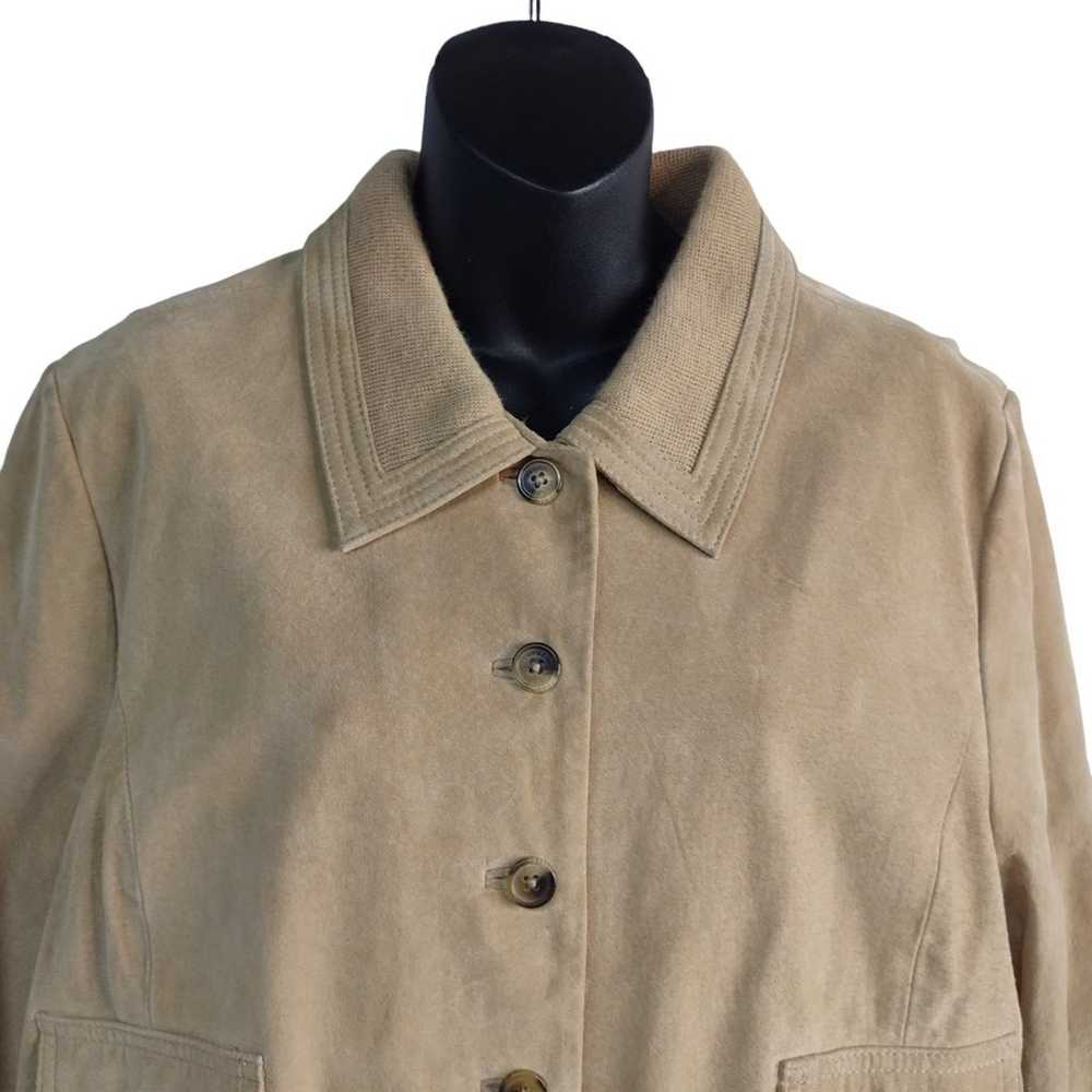 Vintage Isaac Mizrahi Women's Light Brown Genuine… - image 4