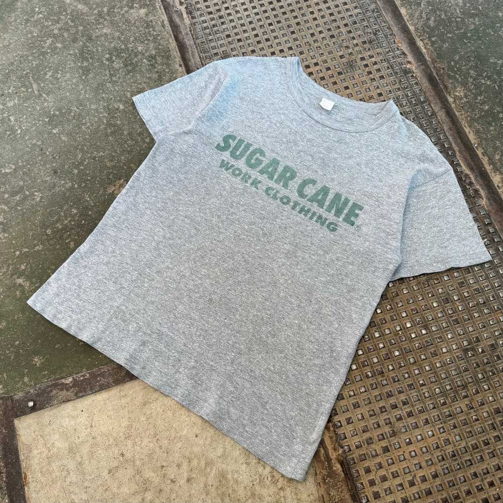 Sugar Cane “Work Clothing” Spell-out Tee (S/M) - image 2