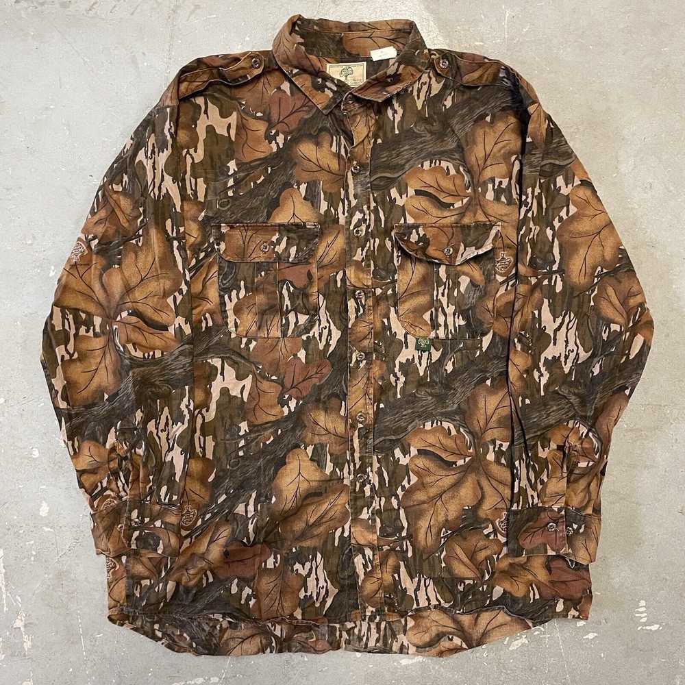 Vintage Vintage Mossy Oak Shirt Mens Sz XXL Camo … - image 1