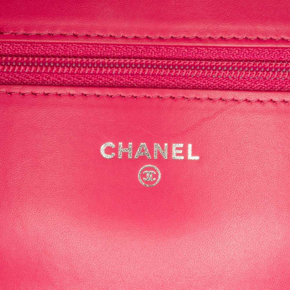 Product Details Chanel Pink Velvet Boy Wallet On … - image 6