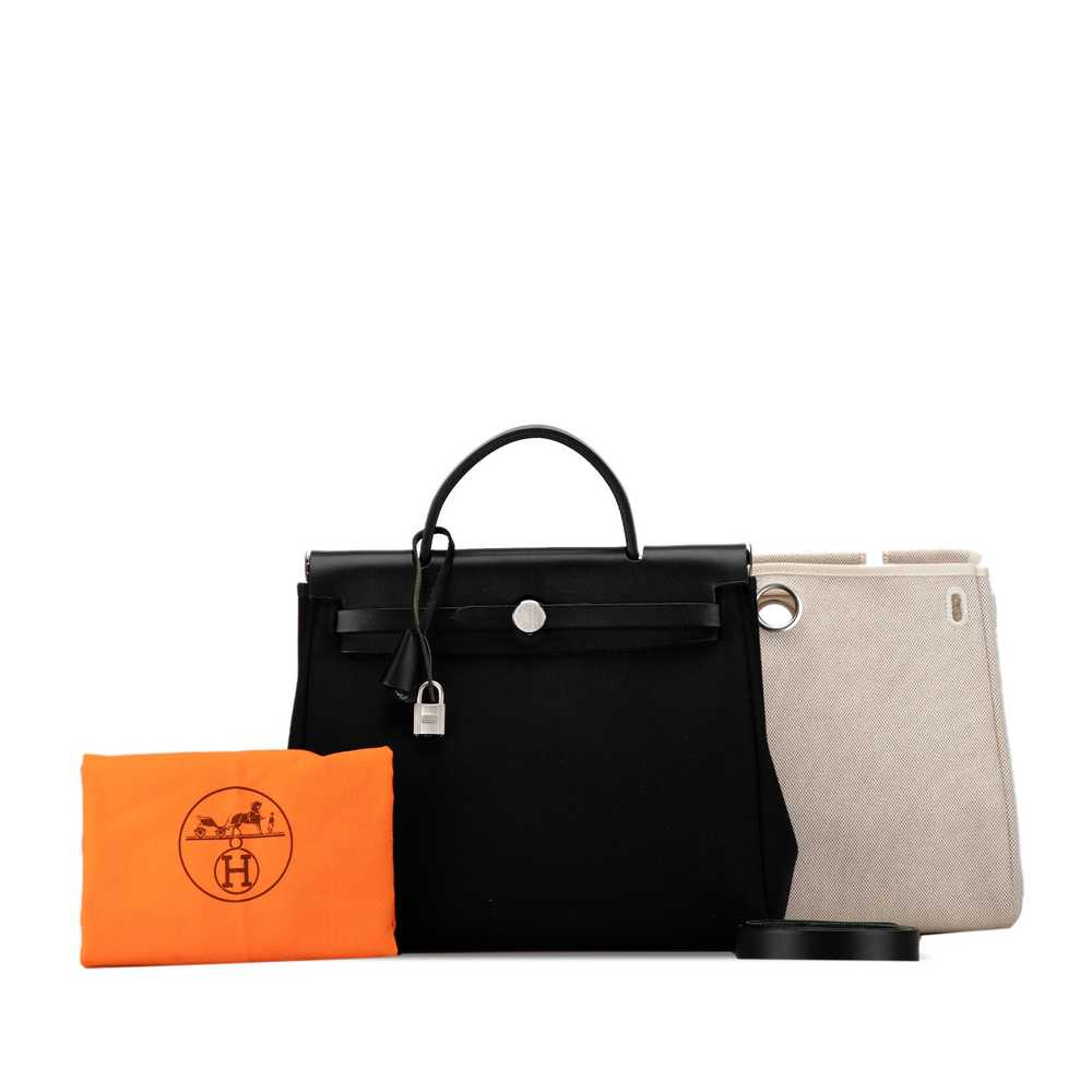 Product Details Hermes Black Toile Herbag 31 - image 11