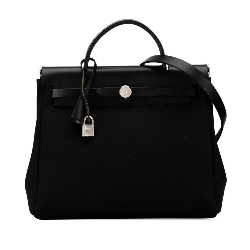 Product Details Hermes Black Toile Herbag 31 - image 1