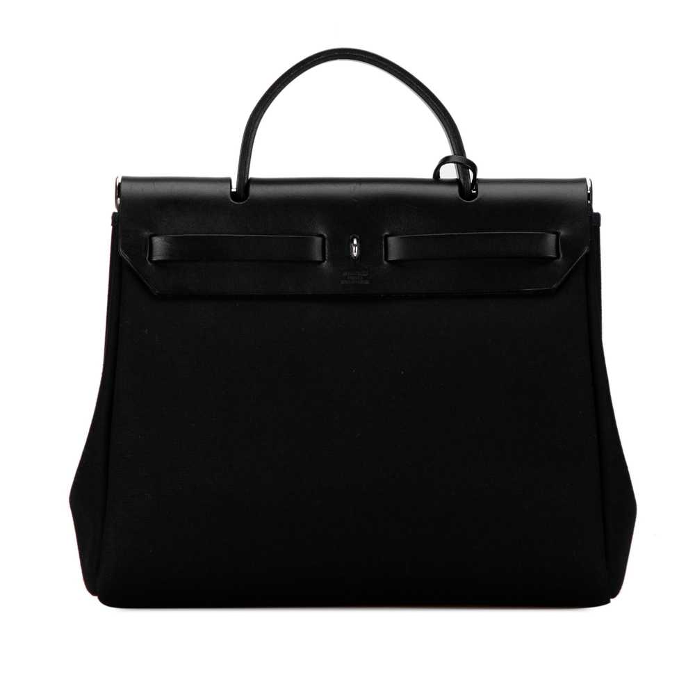 Product Details Hermes Black Toile Herbag 31 - image 3