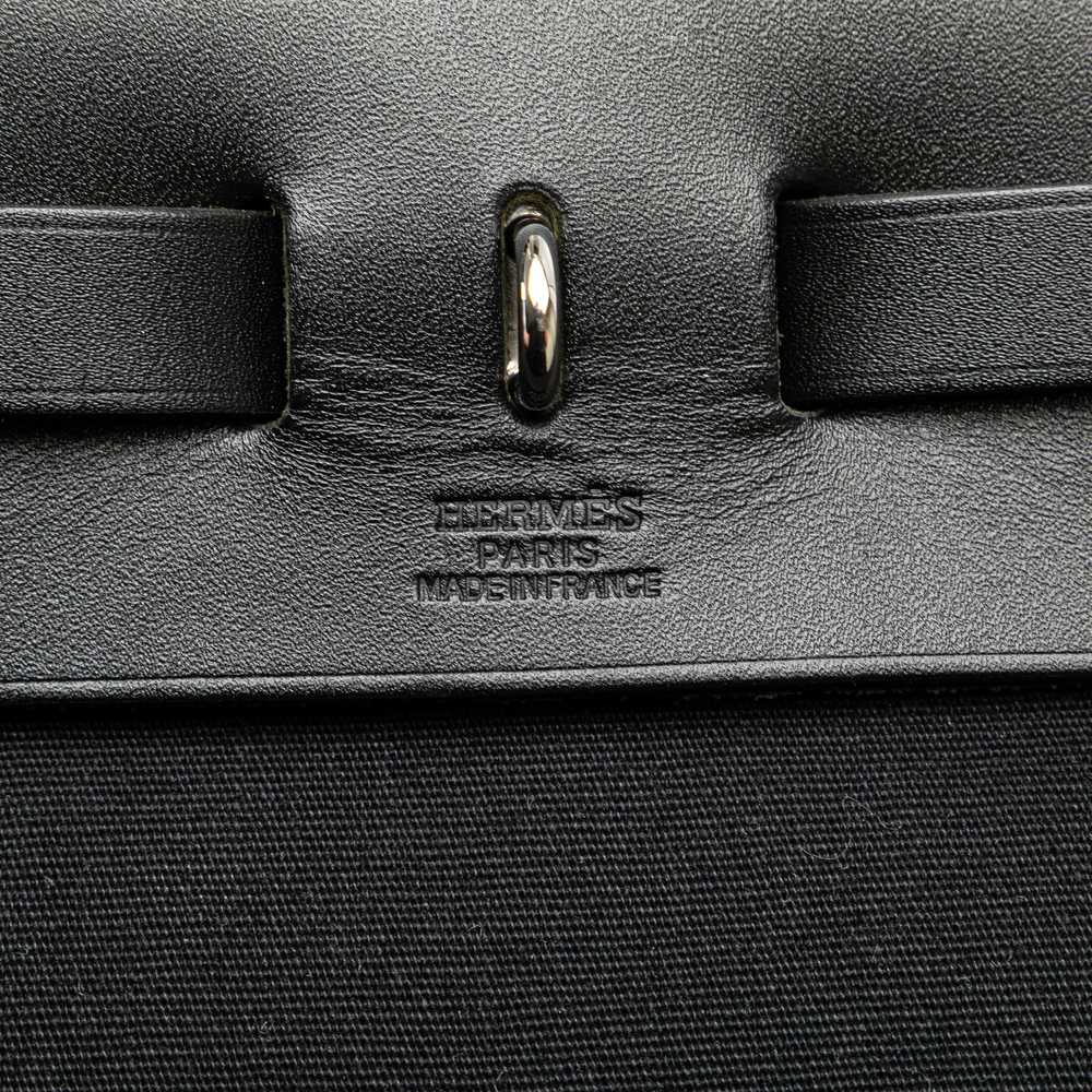 Product Details Hermes Black Toile Herbag 31 - image 7