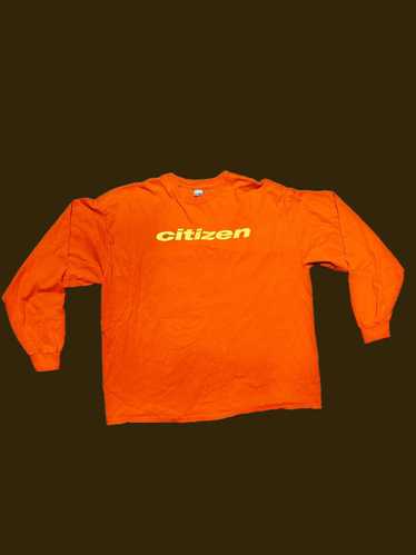 Streetwear × Vintage Y2K ORANGE LONGSLEEVE