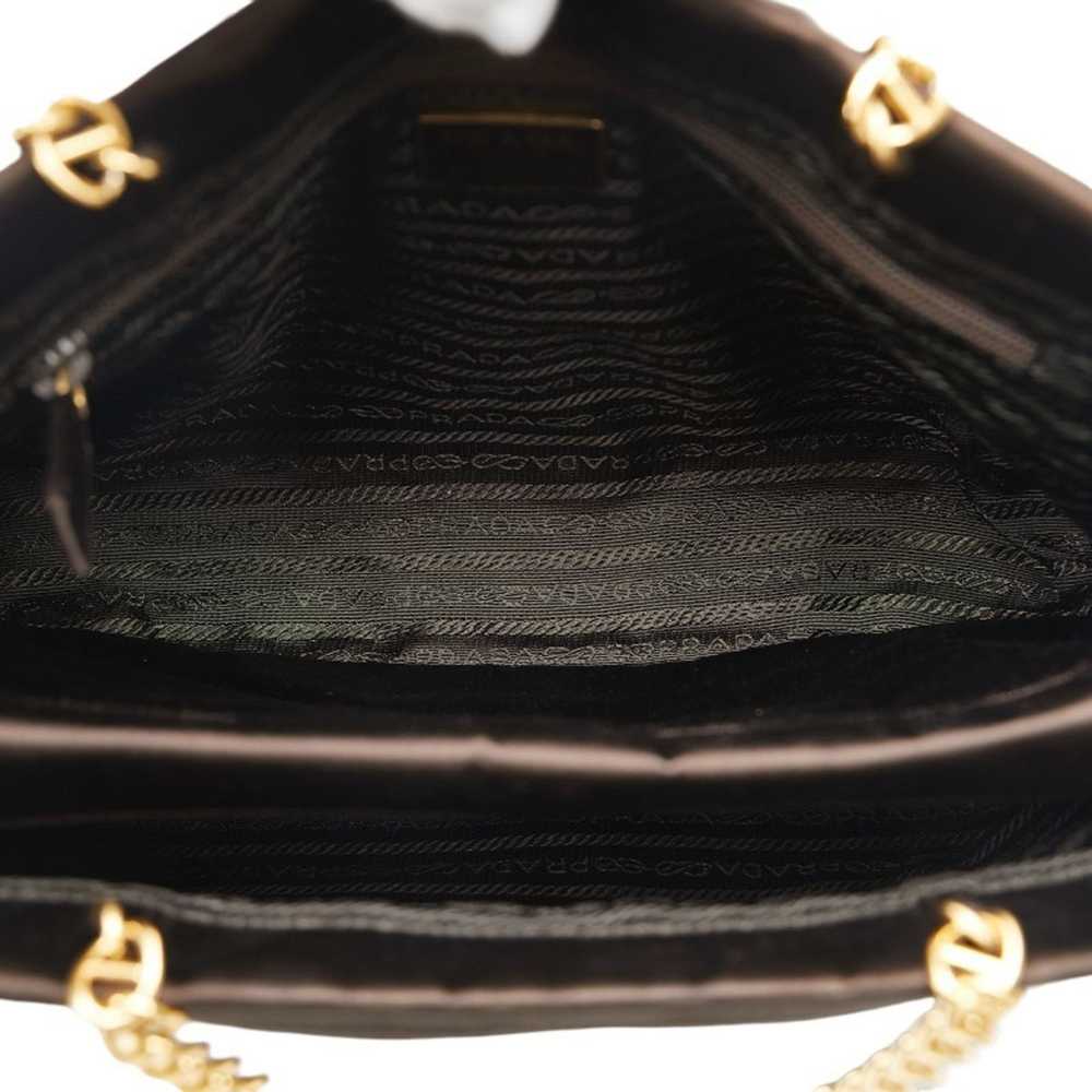 Prada Prada Triangle Plate Chain Shoulder Bag Tot… - image 5